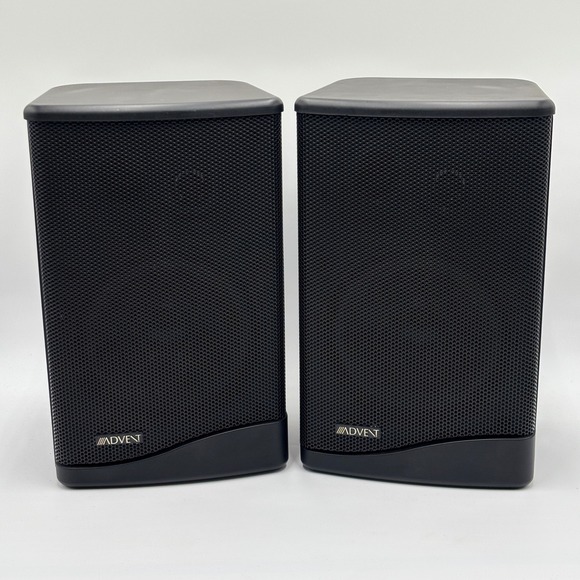 Advent Other - Advent Indoor Outdoor Bookshelf Speakers Black with OmniMount Wall Brackets Pair
